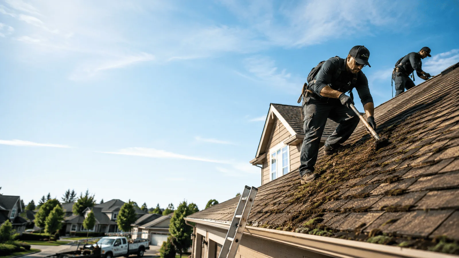 Roof Moss Removal in Sublette, KS near me